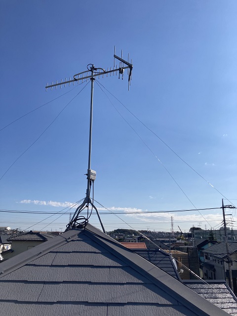 Antena terrestre UHF para televisão digital